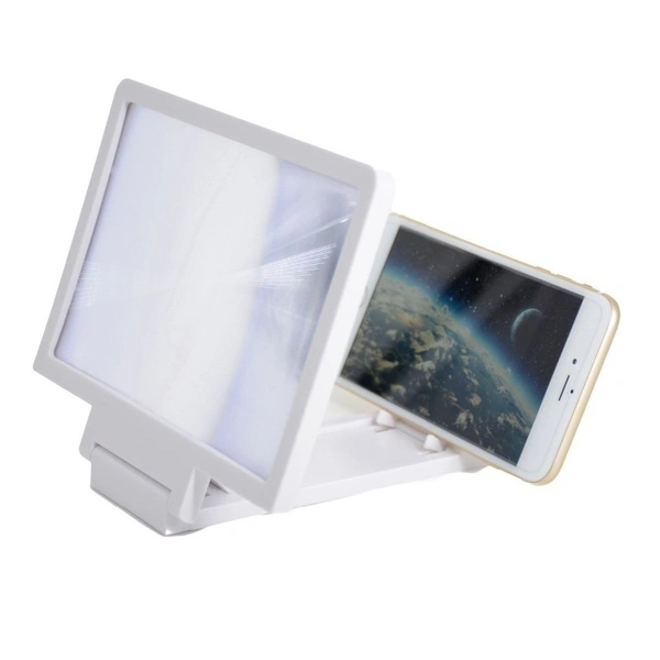Universal Mobile Phone Screen Magnifier & 3D Enlarge Stand to Increase Screen Size Upto 3X