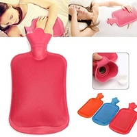  2L Hot Water Rubber Bottle bag for Pain Relief Therapy Multicolor - 2L