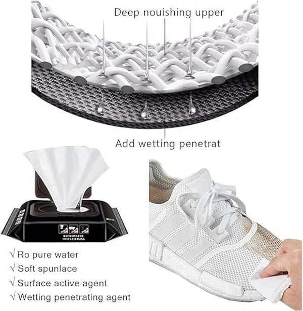 Shoe wipes (80 Wipes)