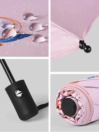  3 Fold Automatic Sun & Rain Umbrella for Men & Women (Pack of 1)