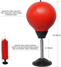 Desktop Punching Bag | Stress Buster Desktop Punching Bag - Suctions to Your Desk, Heavy Duty Stress Relief Ball