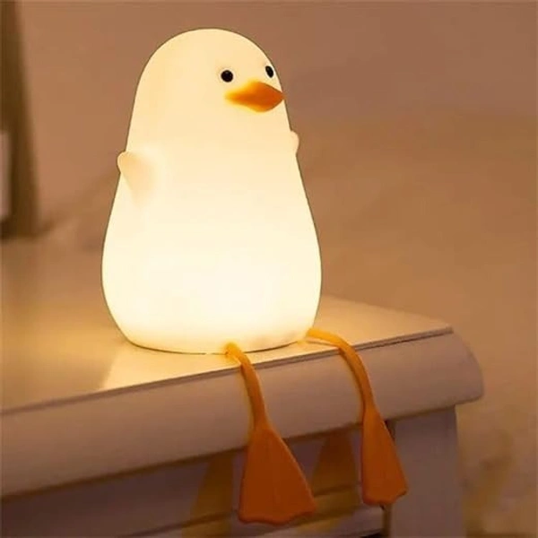 Silicone Duck Soft Touch LED Night Light for Kids Girls Boys