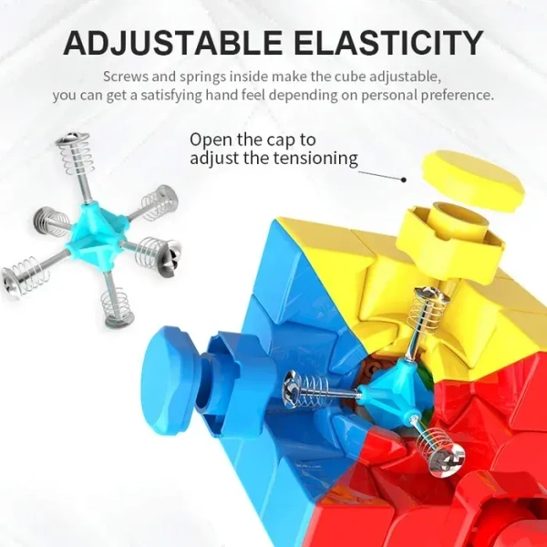 MoYu Meilong Cubing Classroom 3X3 Cube Stickerless Speed Cube Magic Cube Puzzle Toy for Kids (Solve Method Included), 55mm Size Age 6 Years+