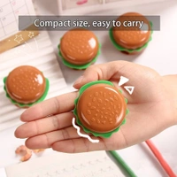 Cute Burger Pencil Sharpner for Kids -Cute Manual Handheld Pencil Sharpener with Creative Design, Durable School Supplies & Student Stationery