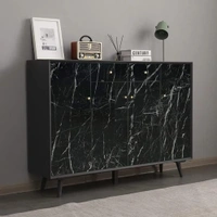 Kitchen Oil Proof Black Marble Wall Paper 200cm x 60cm CM Peel and Stick Countertops Waterproof, Anti-Mold,Self-Adhesive Wall Sticker Backsplash Marble Wall Paper (Black Marble Wallpaper)