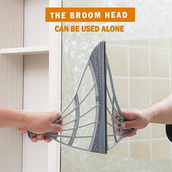 Stainless Steel Silicone Blade Length Floor Wiper for Home,Office, Shop, Bathroom, Multipurpose Floor Wiper, 10 Centimeters