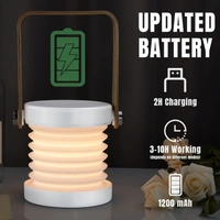 Folding LED lantern lamp