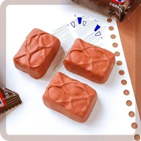 3D Fun Chocolate Shape Non-Toxic Rubber Pencil Erasers, Stationery for Kids School Boys Girls, Birthday Return Gifts