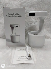 The Floating water machine, or anti-gravity humidifier 2024 Upgrade Cool Mist Desktop with LED Clock Display, Auto Shutdown Power-Off. 800 ml