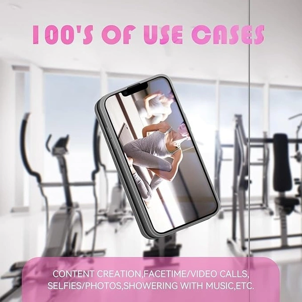 Suction Phone Case, Phone Suction Sticker, Silicone Suction Phone Case for Hands-Free Mobile Accessory Holder Grip, Video Phone Accessory Compatible Mirror, Shower