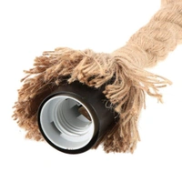 Pendant Rope Lights E27 for Ceiling Hanging, Bulb Not Included- 40W