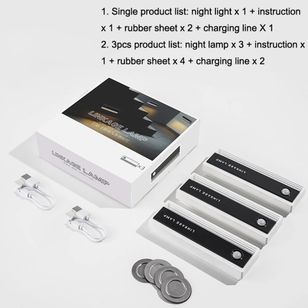 Linkage LED Motion Sensor Night Wall Light, Wireless Human Body Induction 