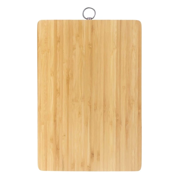 Bamboo Cutting Board, Chopping Board Knife Friendly with Hanging Ring - M-22cmX32cm