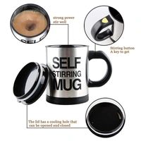 Self Stirring Coffee Mug Cup -Funny Electric Stainless Steel Automatic Self Mixing&Spinning Home Office Travel Mixer Cup Best Cute Christmas Birthday Gift Idea for Men Women Kids