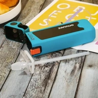 Sports Water Bottle 350ML, Leakproof Square BPA Free Plastic Portable Drinks Bottle, Sturdy and Durable Flat Water Bottle for Sports, Fitness, Gym, Cycling