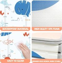 Non Slip BAby mat Portable baby playmat foldable XPE Baby Crawling Mat Thickening Environmental Protection Rug Playmat Double Surface Baby Carpet -180 * 200CM