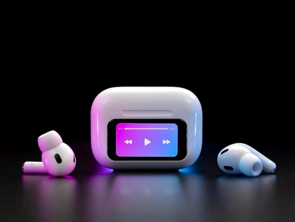 Display Ear Buds - Wireless Earbuds with Remote Photography