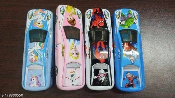 Car Look Pencil Box Car Pencil Box Super Quality Metal Pencil Boxes Art Metal Pencil Boxes (Set of 1 )