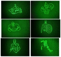 Laser Light Pointer | Long-Range,Powerful | Special Kids Edition - 6 Action Figures | 2000m Range | Rechargeable Cell & Charger - 6 Action Figures Edition