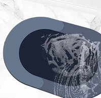 Bathroom Floor Mat ROUND PLAIN