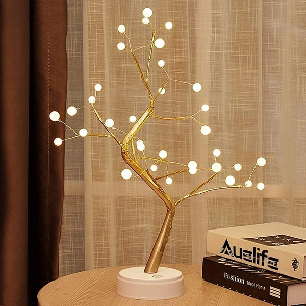 LED Shimmer Tree Desk Lamp