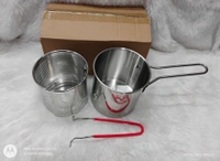 Small Deep Frying Pot with Basket