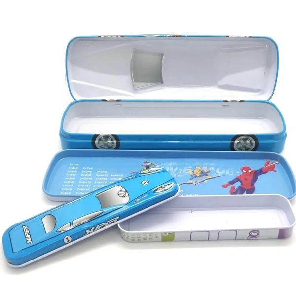 Car Look Pencil Box Car Pencil Box Super Quality Metal Pencil Boxes Art Metal Pencil Boxes (Set of 1 )