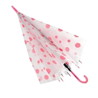 Dotted Clear Kids Umbrella Perfect for Rain