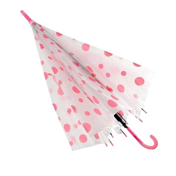 Dotted Clear Kids Umbrella Perfect for Rain