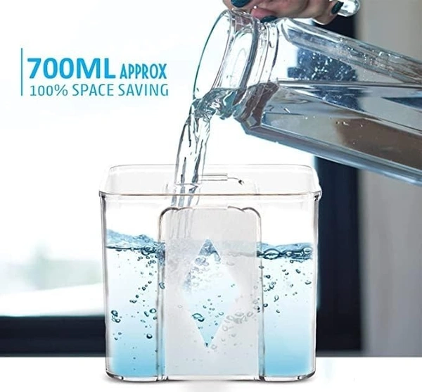 700ml Air-Tight Containers Set| Kitchen Containers Set | Kitchen Organizer | Kitchen Accessories Items | Fridge storage boxes| Kitchen Dabba Set | nuts box storage