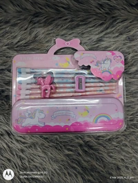 Stationary Set for Kids, Cartoon Theme Stationary Kit for Boys, Pencil Set for Kids, Eraser Set for Kids, - Stationary Kit Set for Boys/Birthday Gifts for Kids (GP 8001-E)