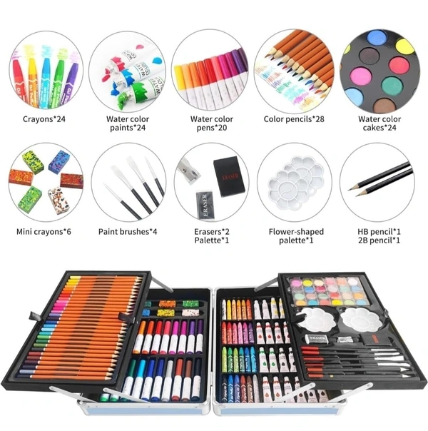 Multiple Kit, Professional Drawing Color Pencils 145 pcs Artist Colour Set