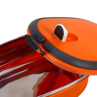 Stainless Steel Bento Box, Leakproof Lunch Box with Handle Insulated Food Storage Container for Work Travel