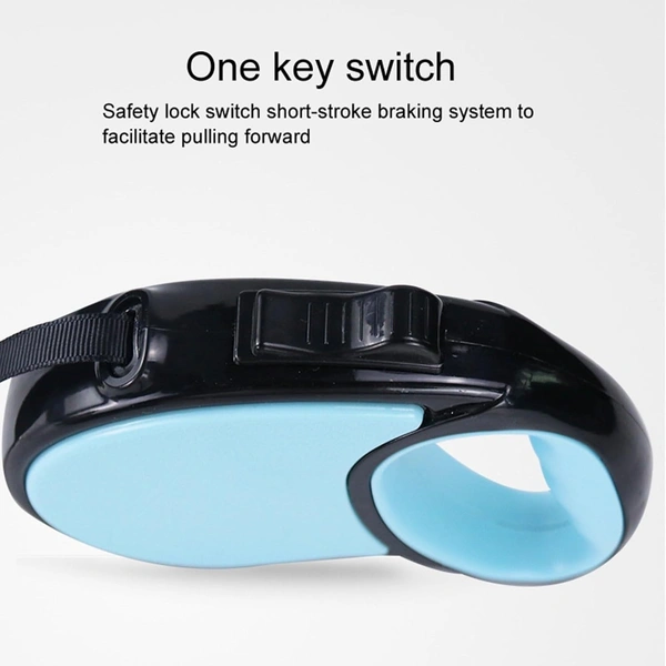 Smart Pet Leash Automatic with Padded Feature and Feather Decoration for Dogs Dog Traction Rope Chain Automatic Retractable Dog Walking Rope Pet Leashes Retractable Pet Leash (3M-15Kg)