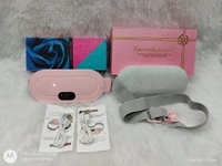 Period Cramp Relief Heating Pad Pain Device with 4 Massage Modes for Menstrual Pain and Belly or Back Pain Relief, LED Display, Comfortable Belt