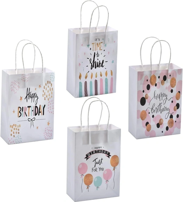 Printing Happy Birthday Kraft Paper Bag