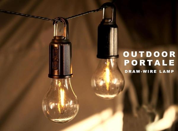 Portable Utility Bulb | Camping Light | Portable Outdoor Tent Light Bulbs 