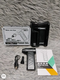 Super Powerful Turbo air Blower | Handheld 3rd Generation Brushless Motor 130000 RPM | 3 Speed | 3000mAh Rechargable | Multi Usage for Car | Home | Workshop | Electrical Works