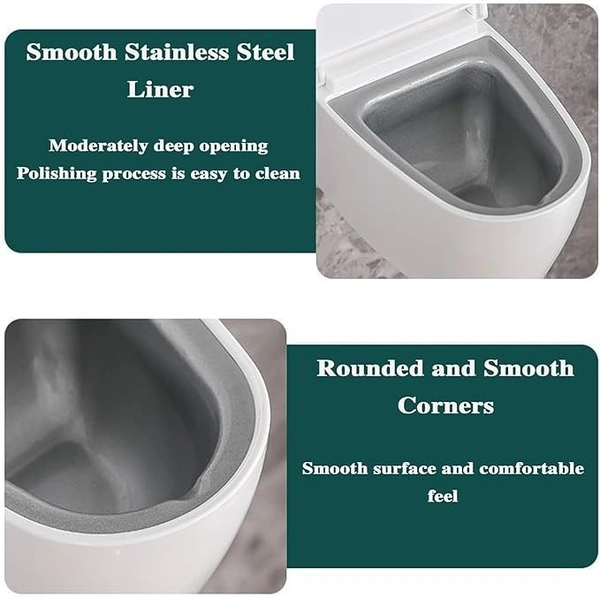 Wall-mounted Toilet Shaped Bathroom Ashtray, Toilet With Covered Ashtray For Home, Hotel, Bar, Office