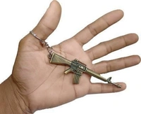 Unique pubg AWM Machine Gun with Shotgun Keychain