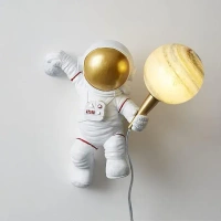 Astronaut Wall Sconce, Night Light, Mood Lamp, Plug-in, 3 Colour - 5W