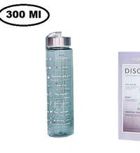 300ml Capacity, Airtight & Spill-Proof 100% Recyclable Plastic, Sports, Gym (Multicolor)