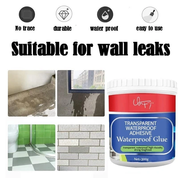 Water Leakage Solution, Waterproof Glue, Waterproof Coating, Roof Waterproofing, Water Proof Glue, Crack Seal, Liquid Rubber for Waterproofing, Wall Glue 