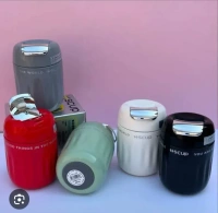 1pc Mini Stainless Steel Vacuum Insulated Cup 220ml Leak-Proof Direct-Drinking Cup, Portable and Sealed for Outdoor Use, Cold-keeping Coffee Cup with Tea Strainer, Suitable for Office Tea Brewing