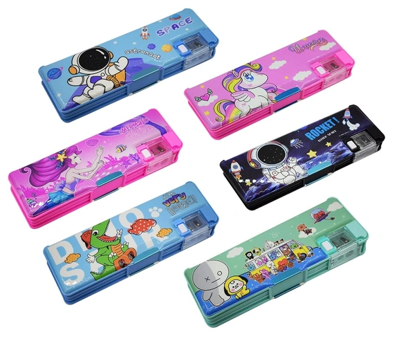 Calculator  Pencil Box 1 Pcs Geometry