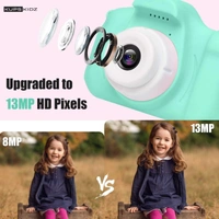 Kids Camera Toy, Children Camera Toys for Kids Age 3-12, Christmas/Birthday Gifts for Kids, 1080P HD Video Kids Digital Camera, Gift for 3 4 5 6 7 8 9 10 11 12 Year Old Girl & Boys (Pink)