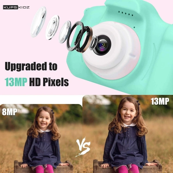 Kids Camera Toy, Children Camera Toys for Kids Age 3-12, Christmas/Birthday Gifts for Kids, 1080P HD Video Kids Digital Camera, Gift for 3 4 5 6 7 8 9 10 11 12 Year Old Girl & Boys (Pink)