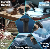 Super Powerful Turbo air Blower | Handheld 3rd Generation Brushless Motor 130000 RPM | 3 Speed | 3000mAh Rechargable | Multi Usage for Car | Home | Workshop | Electrical Works