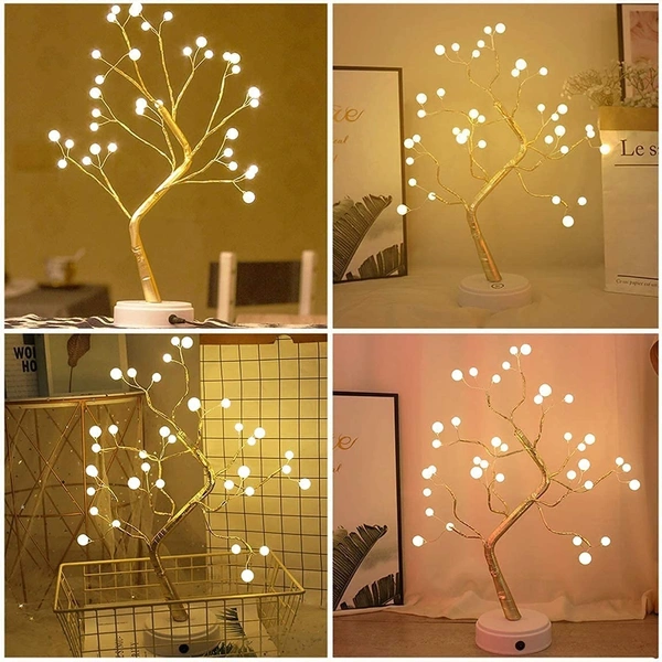 LED Shimmer Tree Desk Lamp