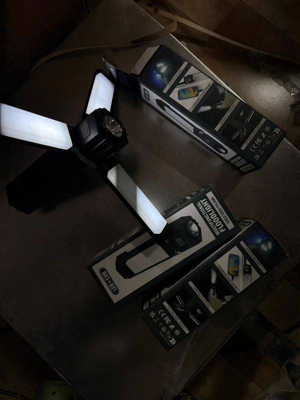Camping Lantern 3000mAh USB Rechargeable Camping Lamp Foldable Hanging Camping Light with 5 Modes and Magnetic Top Portable Power Bank Camping Light for Camping Outdoor Emergency